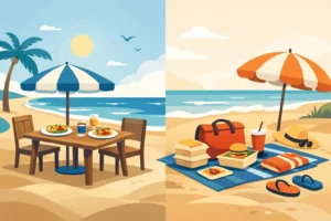 Dine In vs Takeout Meals for Beach Days