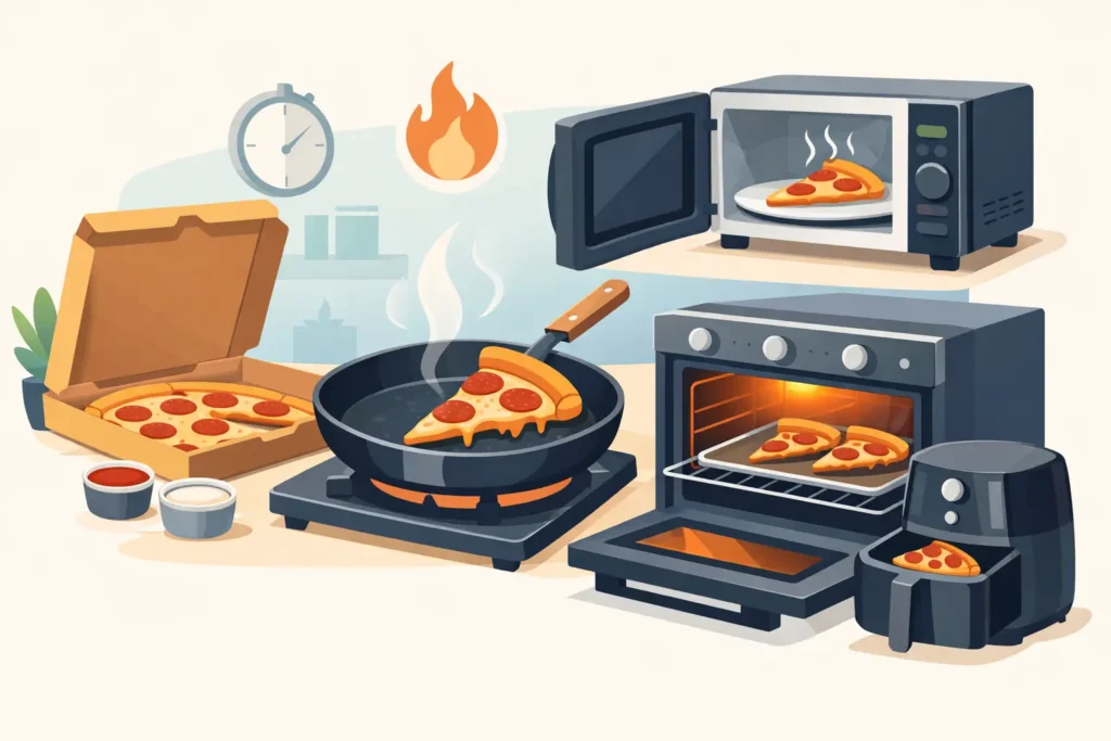 How to Reheat Delivered Pizza Without Ruining It
