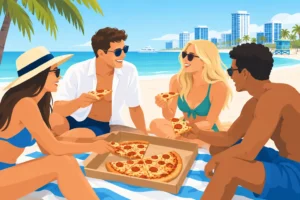 How to Share Pizza on Beach Days in Fort Lauderdale