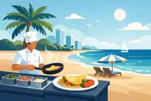 Made to Order Omelets on Fort Lauderdale Beach